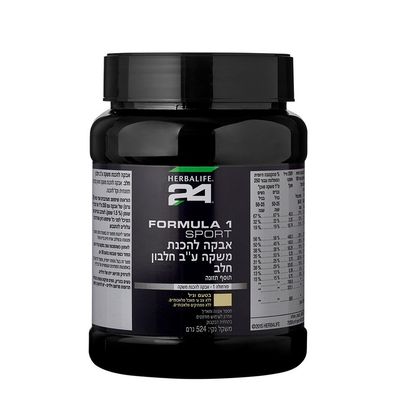 תערובת אבקה להכנת משקה Formula 1 Sport וניל